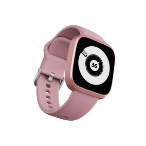Часовник HiFuture Edge Pink, 1.72" HD Display, Powered by Dual Core, Aerospace-Grade Ultra Light Aluminum Frame, Bluetooth Call, 3D User Interface, 1ATM Waterproof, 24/7 True Heart Rate & Blood Oxygen Sensor, 100+ Sports Mode, Up to 7 days daily use