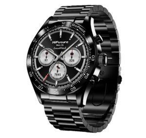 Часовник HiFuture Go pro 2 Black, 1.32" AMOLED, 466*466, Powered by Dual Core & Syntra AI, Bluetooth Call, 1ATM Waterproof, Sixth Generation Health Sensor, Stainless Steel, Up to 10 days daily use