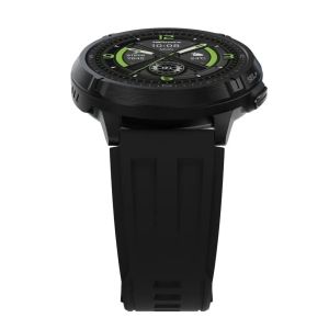 Часовник HiFuture MIX3 Black, 1.43" AMOLED, 466*466, Powered by Dual Core & Syntra AI, Bluetooth Call, 3ATM Waterproof, Compass & Altimeter, 24/7 True Heart Rate & Blood Oxygen Sensor, Up to 10 days daily use