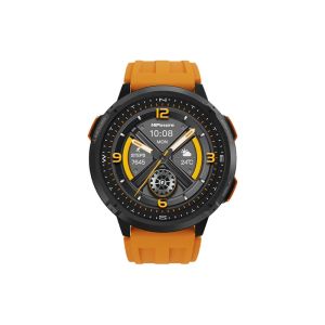 Часовник HiFuture MIX3 Orange, 1.43" AMOLED, 466*466, Powered by Dual Core & Syntra AI, Bluetooth Call, 3ATM Waterproof, Compass & Altimeter, 24/7 True Heart Rate & Blood Oxygen Sensor, Up to 10 days daily use