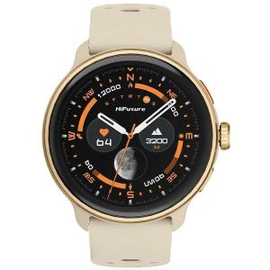 Часовник HiFuture Vela Latte, 1.43" AMOLED , GPS +Compass + Altimeter, 466*466, Support Local Music(100M Space), Support AI Coach for Training, Powered by Dual Core, Bluetooth Call, 5ATM Waterproof,  24/7 True Heart Rate & Blood, Oxygen Sensor, Up to 10 d