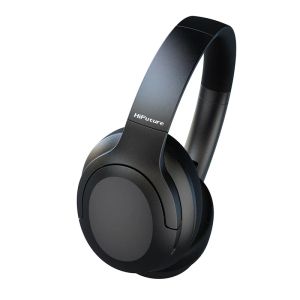 Слушалки HiFuture FutureTour Black, Active Noise Canceling, 25-Hour Playtime, Memory Protein Foam Cover, Crystal-Clear Call, Wireless 5.2, AUX Cable