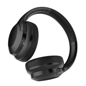 Слушалки HiFuture FutureTour Black, Active Noise Canceling, 25-Hour Playtime, Memory Protein Foam Cover, Crystal-Clear Call, Wireless 5.2, AUX Cable