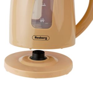 Електрическа кана Oliver Voltz OV51230B, 2200W, 1.7 л, Светлинен индикатор, Безжична, Кремав