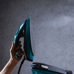 Парогенератор Oliver Voltz OV51052A, 3200W, 1.5 л, 3 настройки на парата, Керамична плоча, LED дисплей, Тюркоаз