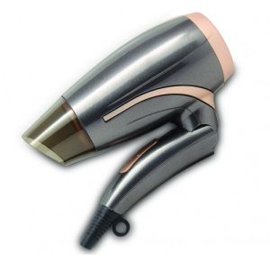 Сешоар Rosberg R51100H, 1400W, Сгъваем, 2 скорости, Концентратор, Сив