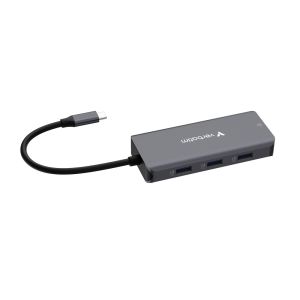USB хъб Verbatim USB-C Essentials Multiport Hub 6 Port with RJ45