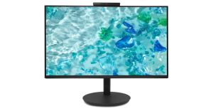 Монитор ACER Vero CB242YD6bmiprcx (UM.QB2EE.601), 23.8'' IPS, FullHD (1920x1080) 120Hz, 16:9, 1ms, 250cd/m2, 1500:1, AdaptiveSync, Speaker 2x5W, WebCam 5M/Mic array, VGA, HDMI, DP, Black