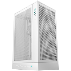 DeepCool CH270 DIGITAL WH, Mini Tower, Mini-ITX/Micro-ATX, 2xUSB3.0, 1xType-C Gen 2, 1xAudio/Mic, Mesh Panel, White, R-CH270-WHNDM0-G-1, 2Y