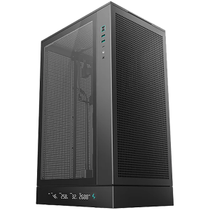 DeepCool CH270 DIGITAL, Mini Tower, Mini-ITX/Micro-ATX, 2xUSB3.0, 1xType-C Gen 2, 1xAudio/Mic, Mesh Panel, Black, R-CH270-BKNDM0-G-1, 2Y