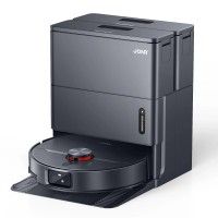 Прахосмукачка робот JONR X1 MAX, LiDAR + RGB + AI, Wi-Fi, до 150 минути работа, Черен