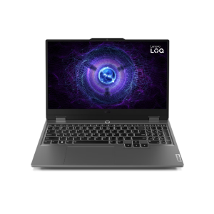 Лаптоп LENOVO LOQ 15IAX9, 15.6" FullHD (1920x1080) 144Hz, Intel® Core™ i5-12450HX (3.10 GHz up to 4.40 GHz, 8 ядра), NVIDIA GeForce RTX3050 6GB GDDR6, 16GB DDR5, 512GB SSD M.2, White Backlit, noOS, Luna Grey - 83GS002VBM
