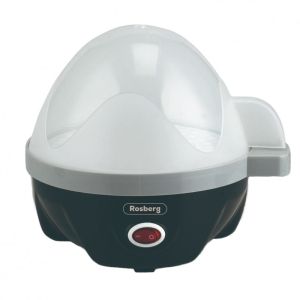 Яйцеварка Rosberg R51982A, 350W, За 7 яйца, Автоматично икзлючване със сигнал, Черен