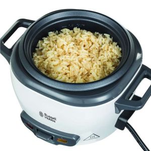 Оризоварка Russell Hobbs Cook@Home 27020-56, 400 мл, Компактен размер, Поддържане на топлина, Сив