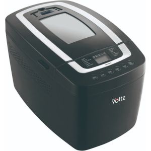 Хлебопекарна с 2 бъркалки Oliver Voltz OV51446B, 800W, 12 програми, LCD дисплей, Таймер, Черен