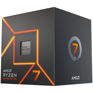 Процесор AMD Ryzen 7 7700 (3.8GHz up to 5.3GHz, 8 ядра, AM5) with Wraith Prism Cooler and Radeon Graphics