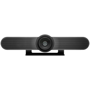 Уебкамера Logitech MeetUp Confererence Solution, Ultra HD 4K 30 fps, Up To 6 Seats, Super Wide 120°, Motorized PT, RightSight, RightLight, RightSound, 5x HD Zoom, Black