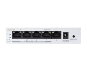 Комутатор Asus Business 5Port Smart Managed Switch PoE+,ExpertWiFi EBP15, 4 ports PoE+, 60W, VLAN, QoS, Port Mirroring, wall mounting,White
