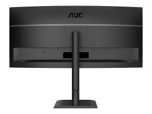 Монитор AOC CU34E4CV, 34.0" VA Curved 1500R, UWQHD (3440x1440) 120Hz, 21:9, 4ms, 350 cd/m², 3500:1, Adaptive Sync, Speaker 2x5W, 2xHDMI, DP, USB-C, RJ-45, 4xUSB3.2, Black