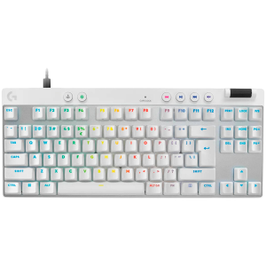 LOGITECH G PRO X TKL RAPID Gaming Keyboard - WHITE - US INT'L - USB - EMEA28i-935 - LINEAR