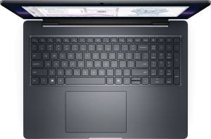 Лаптоп Dell Pro Max 16 Plus MB16250, Intel Ultra 7 265HX (13TOPS NPU, 20 cores, up to 5.30 GHz), 16.0" FHD+(1920x1200) VRR 120Hz, 500nits, 32GB: 2x16GB 6400 MTs DDR5, 1TB SSD, NVIDIA RTX PRO 3000 12GB GDDR7, 8MP HDR + IR Cam, and Mic, Wi-Fi 7, FPR, Backli