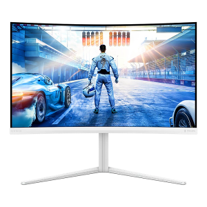 Монитор PHILIPS 32M2C5501/00 Evnia 5000, 31.5" Fast VA Curved 1500R, QHD (2560x1440) 180Hz, 16:9, 0.5ms, 3500:1, 300cd/m2, AMD FreeSync, G-SYNC, 2xHDMI, DP, White