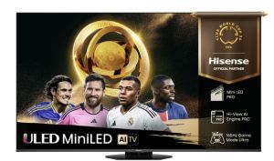 Телевизор Hisense 75" U8Q, 4K Ultra HD 3840x2160, Mini Led Pro, FALD, Quantum Dot, 165Hz, IPS, HDR 10+, HLG, Dolby Vision IQ, Dolby Atmos, Smart TV,Light Sensor,WiFi 5GHz, WiFi Direct, BT, Anyview Cast, 3xHDMI, 2xUSB, LAN, CI+, DVB-T2/C/S2, Black