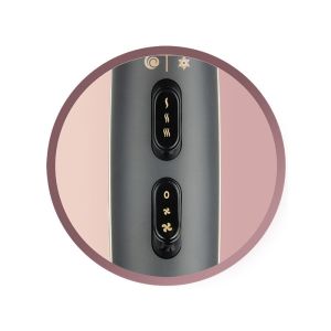 Сешоар Remington AC9140B OPTIheat Proluxe Midnight Edition, 2400 W, 2 скорости, Цифров дисплей, Концентратор, Черен