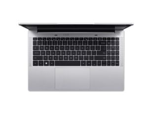 Лаптоп Acer Aspire Lite 15, AL15-72P-54J8, Intel Core i5-13420H (up to 4.7GHz, 12MB), 15.6" FHD (1920x1080) IPS, 16GB DDR5, 512GB PCIe  SSD, Intel UHD Graphics, HD Cam, WiFi 6 ax, BT 5.1, No OS, Pure Silver