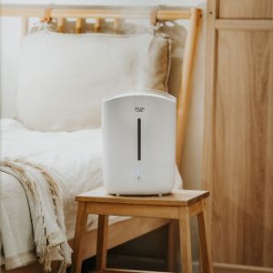 Овлажнител за въздух Adler AD 7971, 30W, До 20м2, 5 литра, 150-300 мл/час, Ултразвук, До 50 часа с едно пълнене, Бял