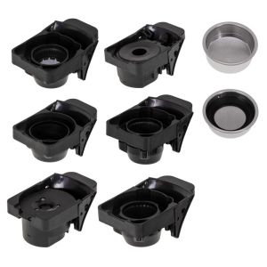 Еспресо машина за мляно кафе и капсули 9в1 Camry CR 4414, 3000W, 19 bar, Бежов/Черен