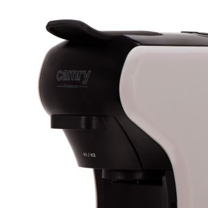 Еспресо машина за мляно кафе и капсули 9в1 Camry CR 4414, 3000W, 19 bar, Бежов/Черен