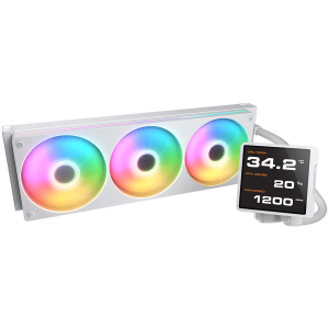 COUGAR Poseidon Vistek Pro ARGB 360 AiO Liquid Watercooling - White