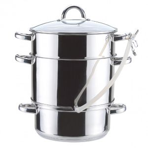 Соковарка Rosberg R51260A, 8 литра, Индукционна, Инокс