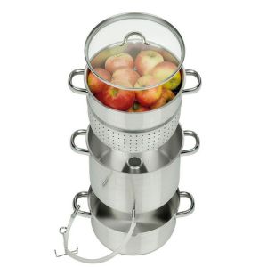 Соковарка Rosberg R51260A, 8 литра, Индукционна, Инокс