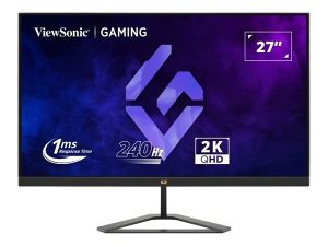 Монитор VIEWSONIC VX2758A-2K-PRO-3, 27" IPS, QHD (2560x1440) 240Hz, 16:9, 1ms, 300 cd/m², 1000:1, AMD FreeSync Premium, NVIDIA G-Sync, 2xHDMI, DP, Black