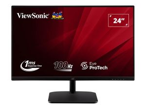 Монитор VIEWSONIC VA2432-H-2, 23.8" IPS, FullHD (1920x1080) 100Hz, 16:9, 1ms, 250 cd/m², 1000:1, VGA, HDMI, Black
