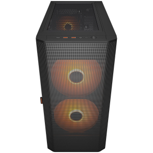 COUGAR AIRFACE FLO RGB PC Case, Mid Tower, Black