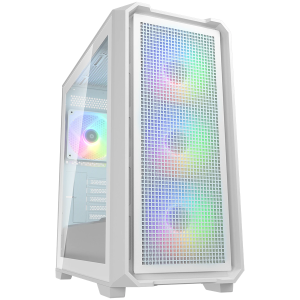 COUGAR MX600 Mini V2 RGB PC Case, Mini Tower, White