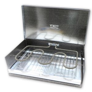 Парти грил Rubino MAXI, 1600 W, 43 x 30 x 13.3 см, 4  филийки хляб, Тавичка за мазнина