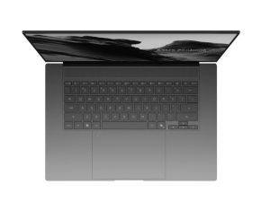 Лаптоп Asus Zenbook S UM5606GA-SR222X, Ryzen AI 9, 16" OLED WQXGA+(WQ+) 2880*1800 16:10 Bend+500nits, 120Hz, Glare , 32GB LPDDR5X (32GB on BD),2TB SSD, Backlit Chiclet Keyboard, Windows 11 Pro,Antrim Gray, Sleev