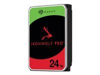 SEAGATE Ironwolf PRO Enterprise NAS HDD 24TB 7200rpm 6Gb/s SATA 256MB cache 8.9cm 3.5inch 24x7 for NAS RAID Rackmount systems BL