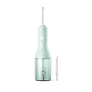 Зъбен душ PHILIPS HX3826/24 Sonicare Cordless Power Flosser 3000, 2 режима на почистване, 3 Степени на интензивност, 250ml reservoir, Технология Quad Stream, Мента