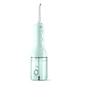Зъбен душ PHILIPS HX3826/24 Sonicare Cordless Power Flosser 3000, 2 режима на почистване, 3 Степени на интензивност, 250ml reservoir, Технология Quad Stream, Мента