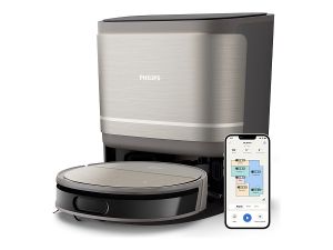 Прахосмукачка робот PHILIPS XU9100/10 HomeRun 9000 Series, PowerCyclone Aqua, Wi-Fi, Aqua with cleaning staton