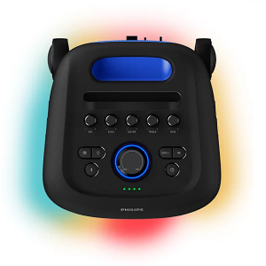 Парти колона PHILIPS TAX5000E/10, 200W макс. (100W RMS), Bass+, Bluetooth® Auracast™, TWS, Светлинно шоу, Сменяема батерия