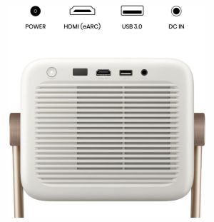 Мултимедиен проектор Hisense projector M2SE-PRO Home Cinema,Ultra HD (3840x2160),HDMI 1x, 1300Lumens, 1000:1, 2 x10W,VidaaU7, 65"-200", White