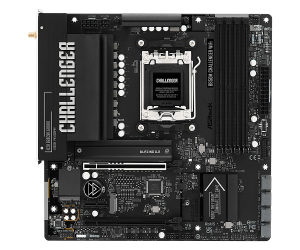 ASROCK MB B850M Challenger WiFi, AM5, 4x DDR5, 1x PCIe 5.0 x16, 1x PCIe 4.0x1, 1x PCIe 4.0x16, 1x Blazing M.2, 1x Hyper M.2, 4x SATA3, RAID 0, 1, 10, 7.1 CH HD Audio, 1x HDMI, 9x USB 3.2, 5x USB 2.0, 1x USB-C, 2.5G LAN, 2x Wi-Fi 7, BT, 1x HDMI, mATX