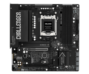 ASROCK MB B850M Challenger, AM5, 4x DDR5, 1x PCIe 5.0 x16, 1x PCIe 4.0x1, 1x PCIe 4.0x16, 1x Blazing M.2, 1x Hyper M.2, 4x SATA3, RAID 0, 1, 10, 7.1 CH HD Audio, 1x HDMI, 9x USB 3.2, 5x USB 2.0, 1x USB-C, 2.5G LAN, 1x HDMI, mATX