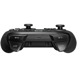 LORGAR TRIX-510, Gaming controller, Black, BT5.0 Controller with built-in 600mah battery, 1M Type-C charging cable ,6 axis motion sensor support nintendo switch ,android,PC, IOS13, PS3, normal size dongle,black